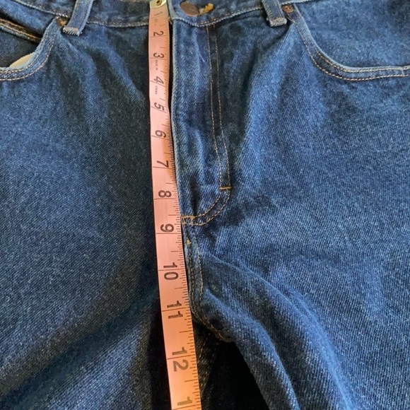 Vintage L.L. Bean Mens Relaxed Fit High Waisted Denim Jeans Size 34W - Picture 6 of 12